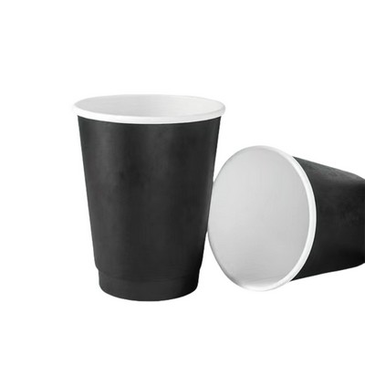12 Oz Paper Coffee Cups For Hot Drinks with Lids