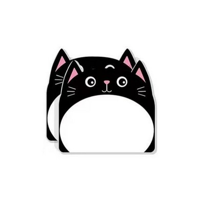 Custom 30 Sheets Adhesive Cute Cat Memo Pad