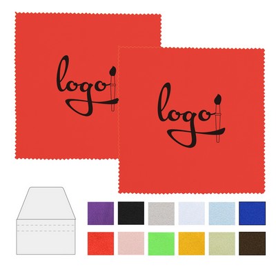 Full Color Microfiber Glasses Cloth With Pvc Cover