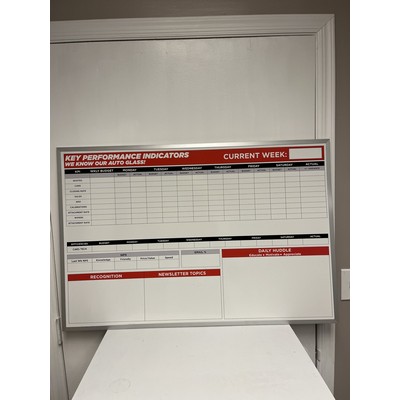 Aluminum Framed Dry Erase Board (24"x36")