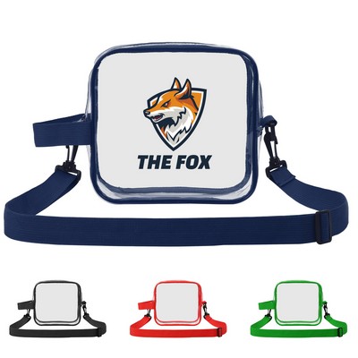 Clear PVC Crossbody Sling Pack