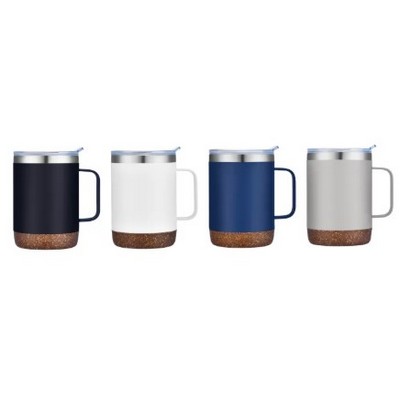 12 Oz. Mannitok® Camp Mug with Cork Bottom