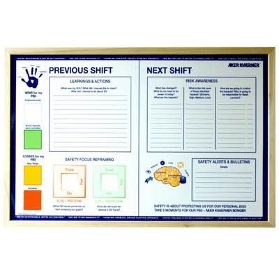 Wood Framed Professional Dry Erase Board (24"x36")