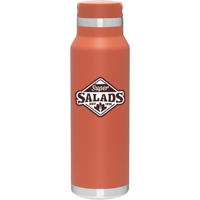 25 oz h2go Voyager Water Bottle (Matte Brick)